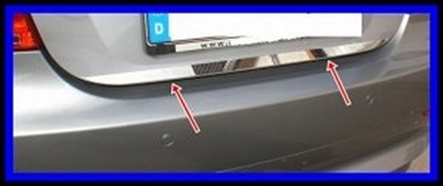 Накладка на кромку крышки багажника (нерж.) 1 шт  BMW  E - 60 07.2003 >